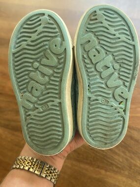 Native Kids Slip-On Sneakers in light blue